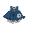 Girls Applique Pumpkin Short Set