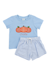 Boys Pumpkin Short Set