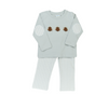 Boys French Knot Turkeys Pants Set