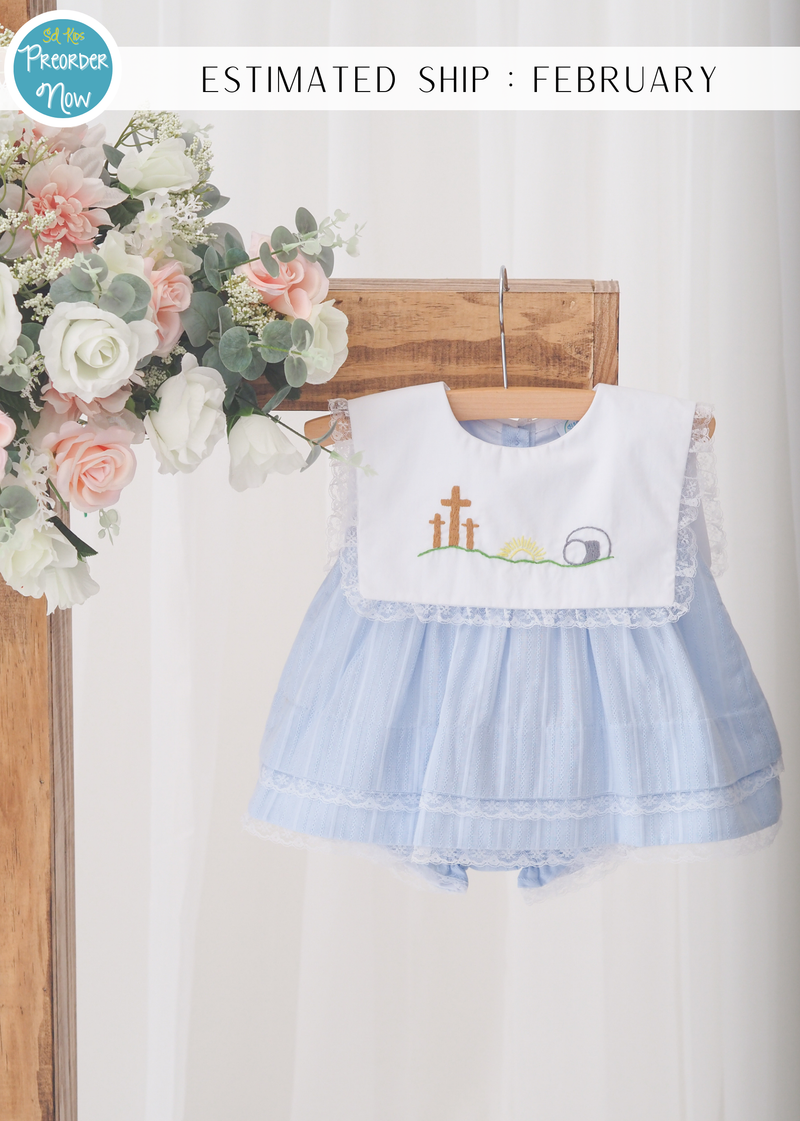 PO100: He is Risen Girls Bloomer Set