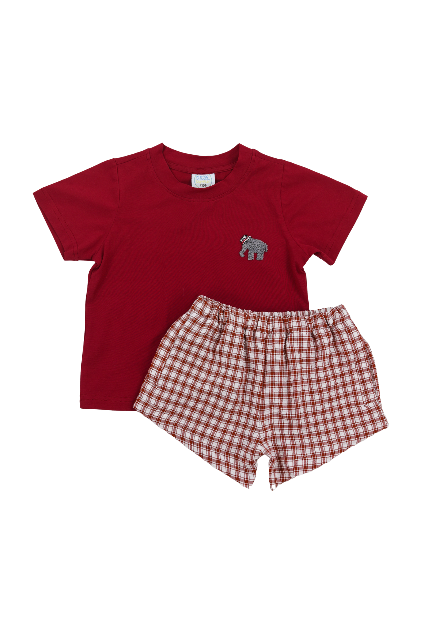 Boys Elephant Short Set