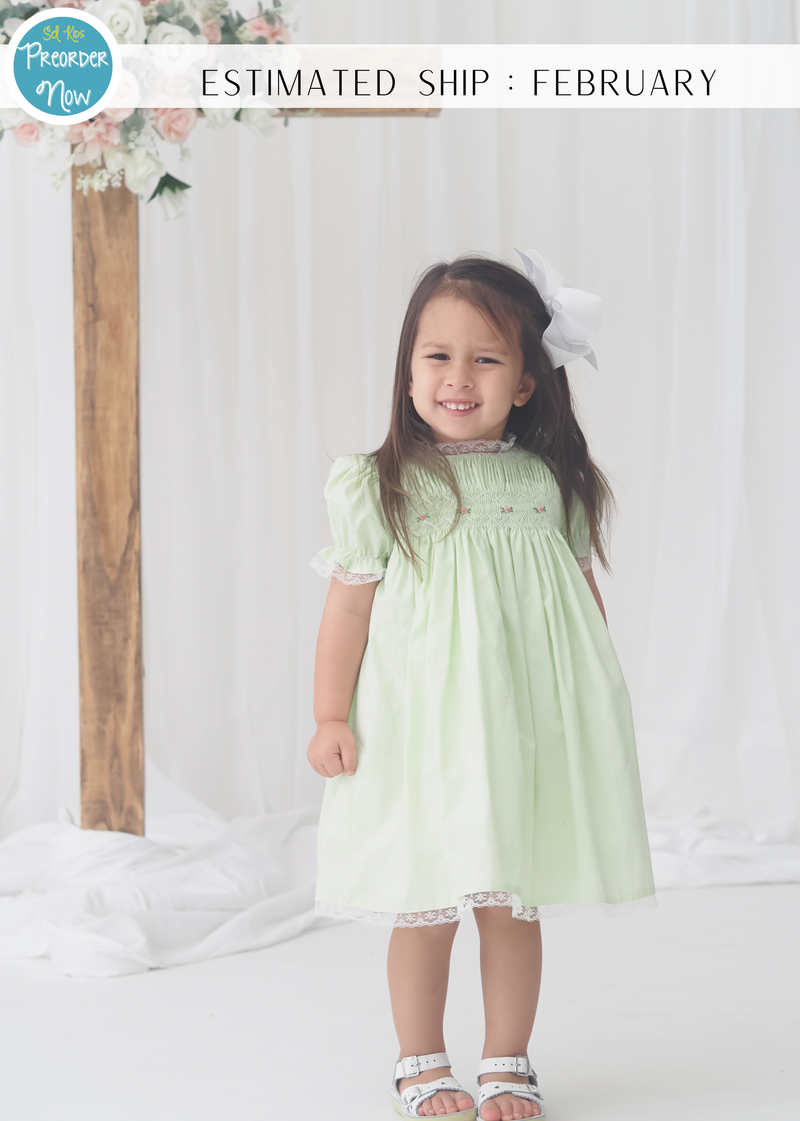 PO100: Elegant Smocked Dress