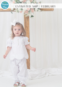 PO100: Easter Heirloom Girl Pants Set