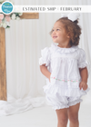 PO100: Easter Heirloom Girl Bubble Short Set