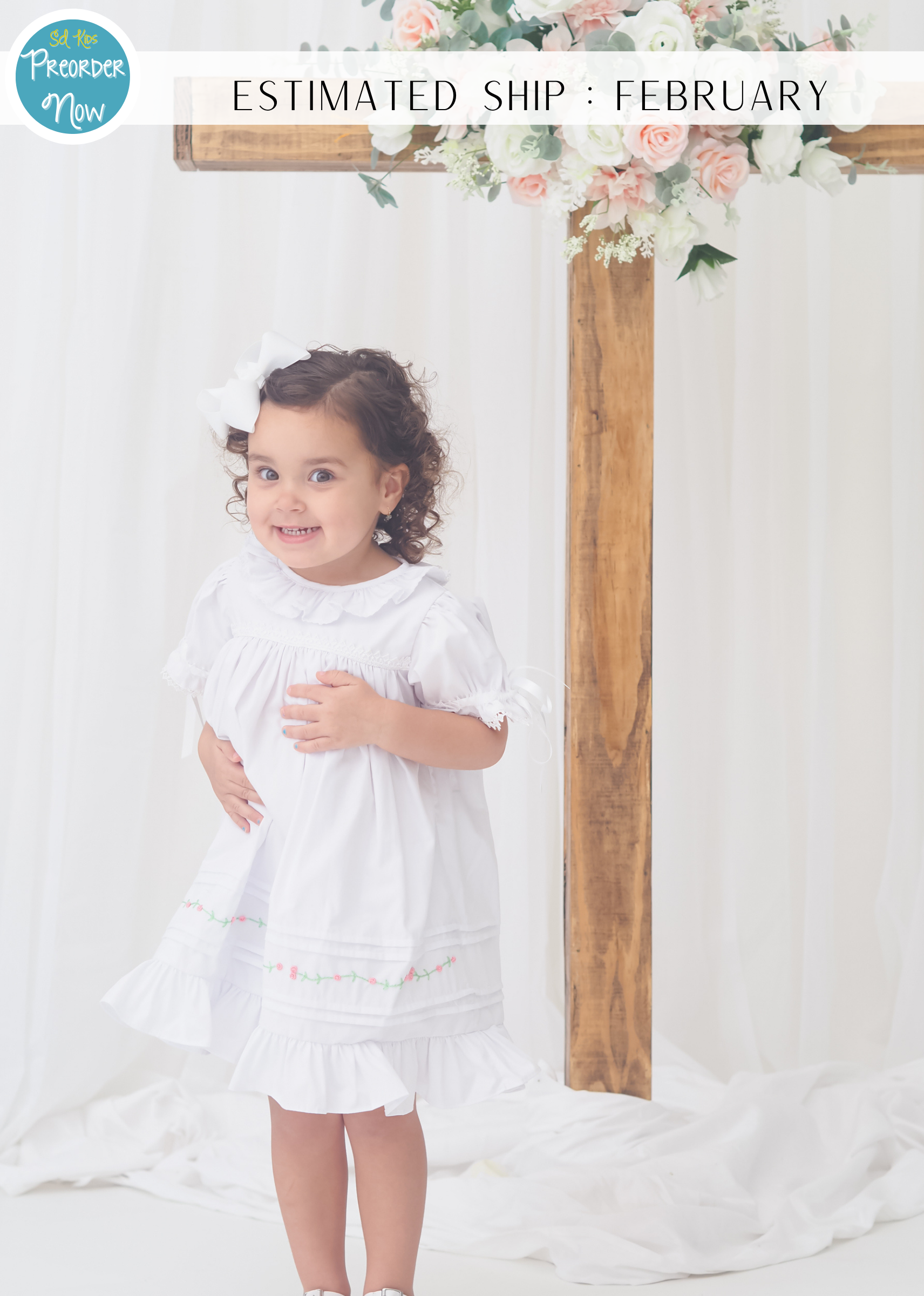 PO100: Easter Heirloom Girl Dress