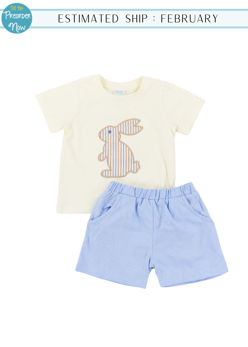 PO100: Bunny Hop Boys Short Set