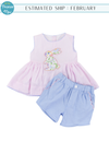 PO100: Bunny Hop Girl Short Set