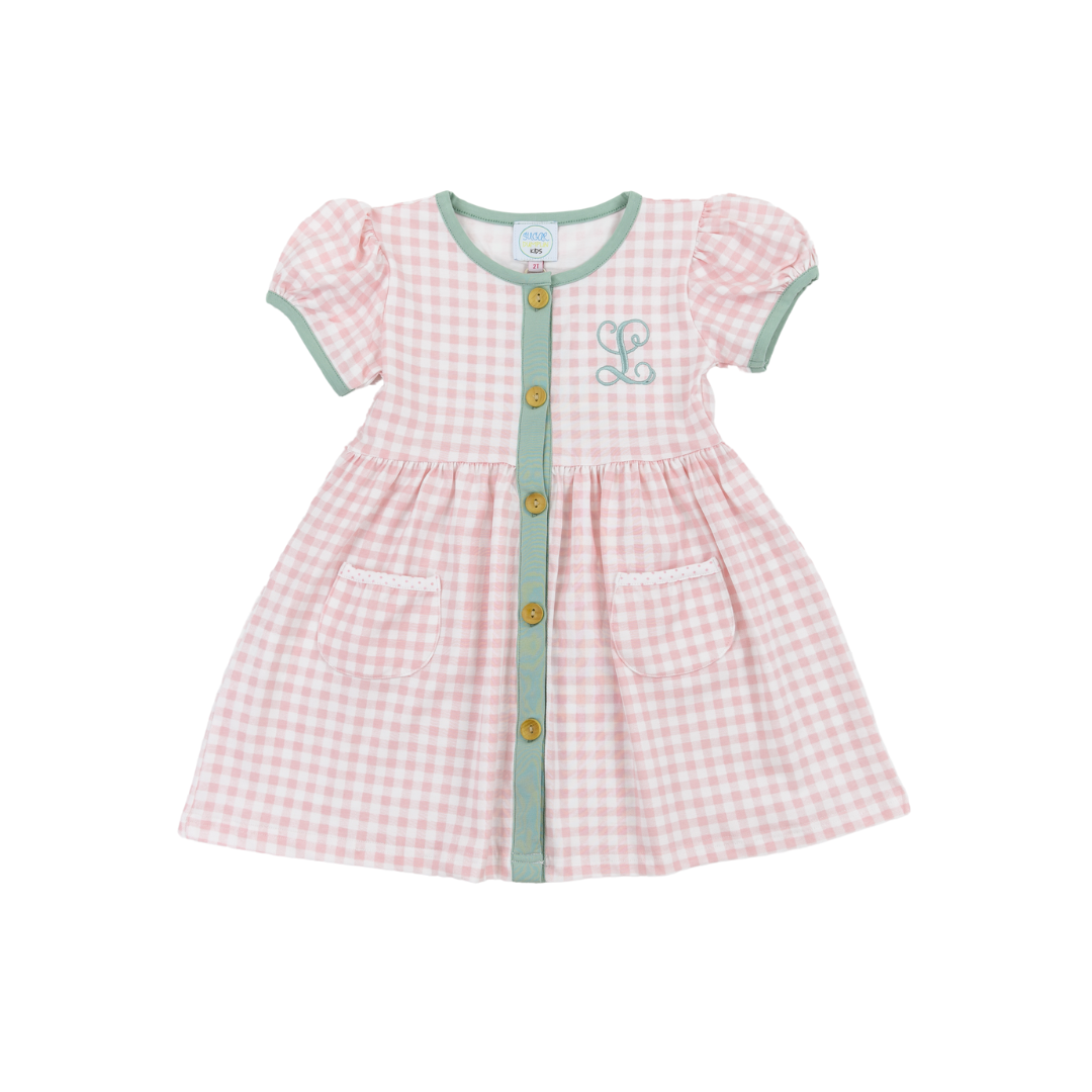 Girls Windowpane Dress