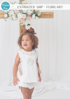 PO100: Linen Cross Girl Bubble Short Set