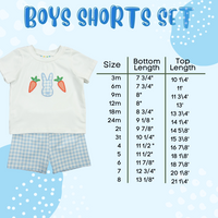 Boys Windowpane Short Set