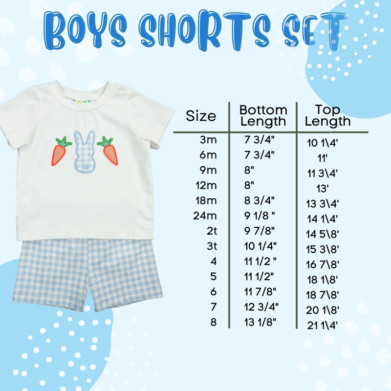 Boys Simple Summer Knit Short Set