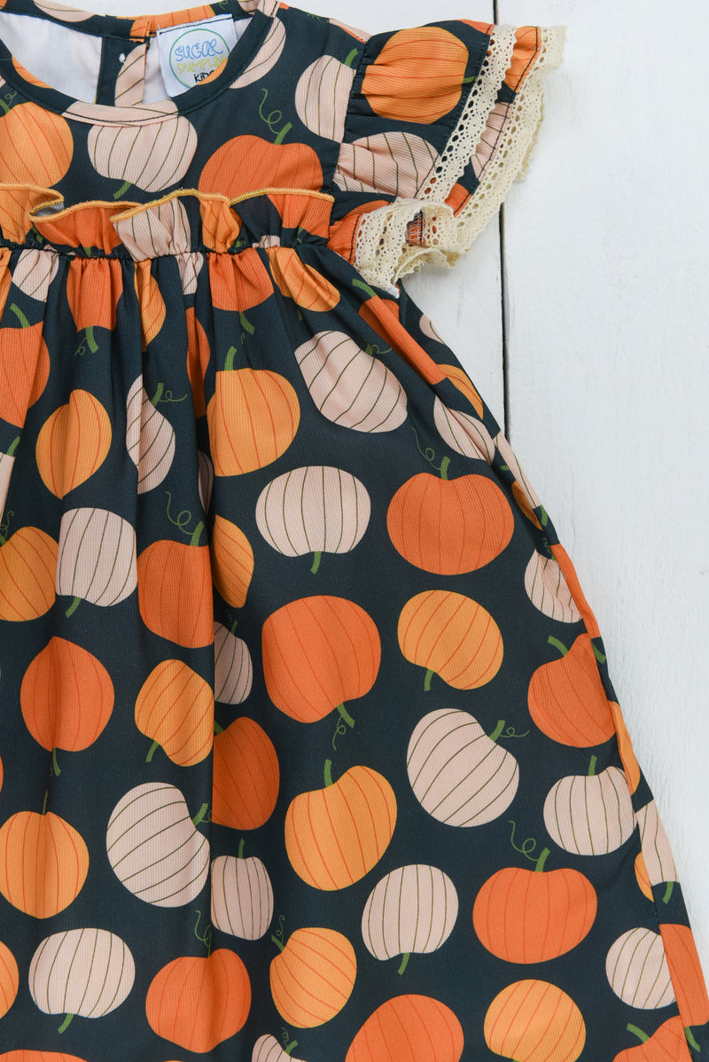 Girls Pumpkin Patch Dress