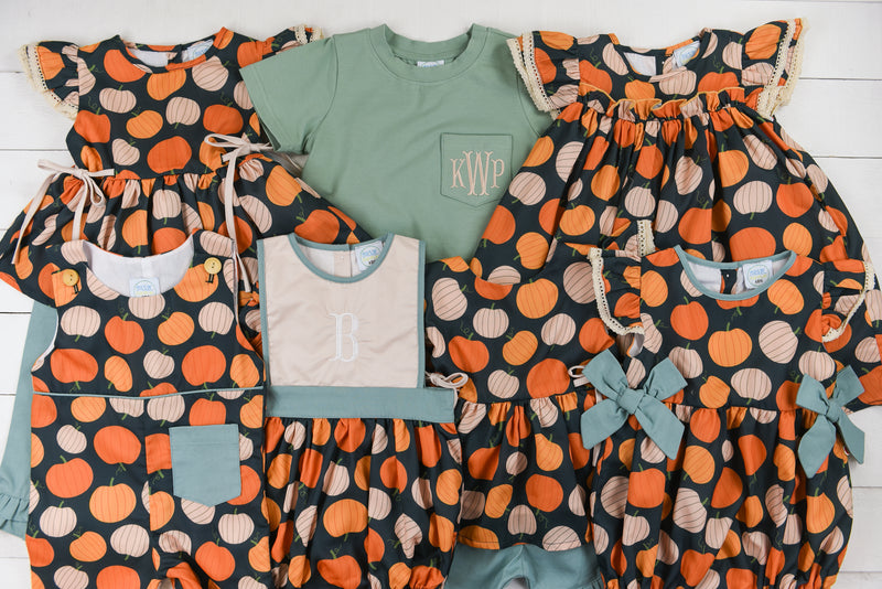 Boys Pumpkin Patch Short Set