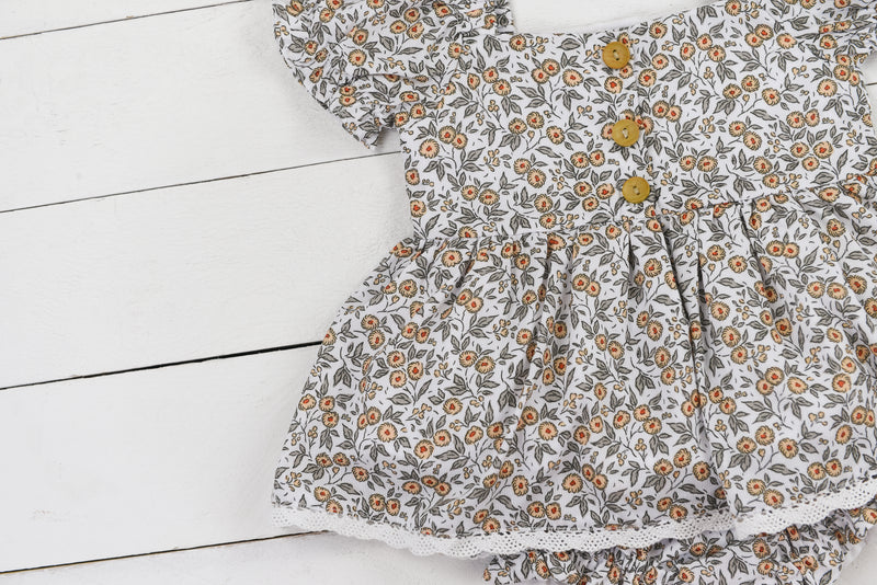 Girls Londyn Floral Bloomer Set