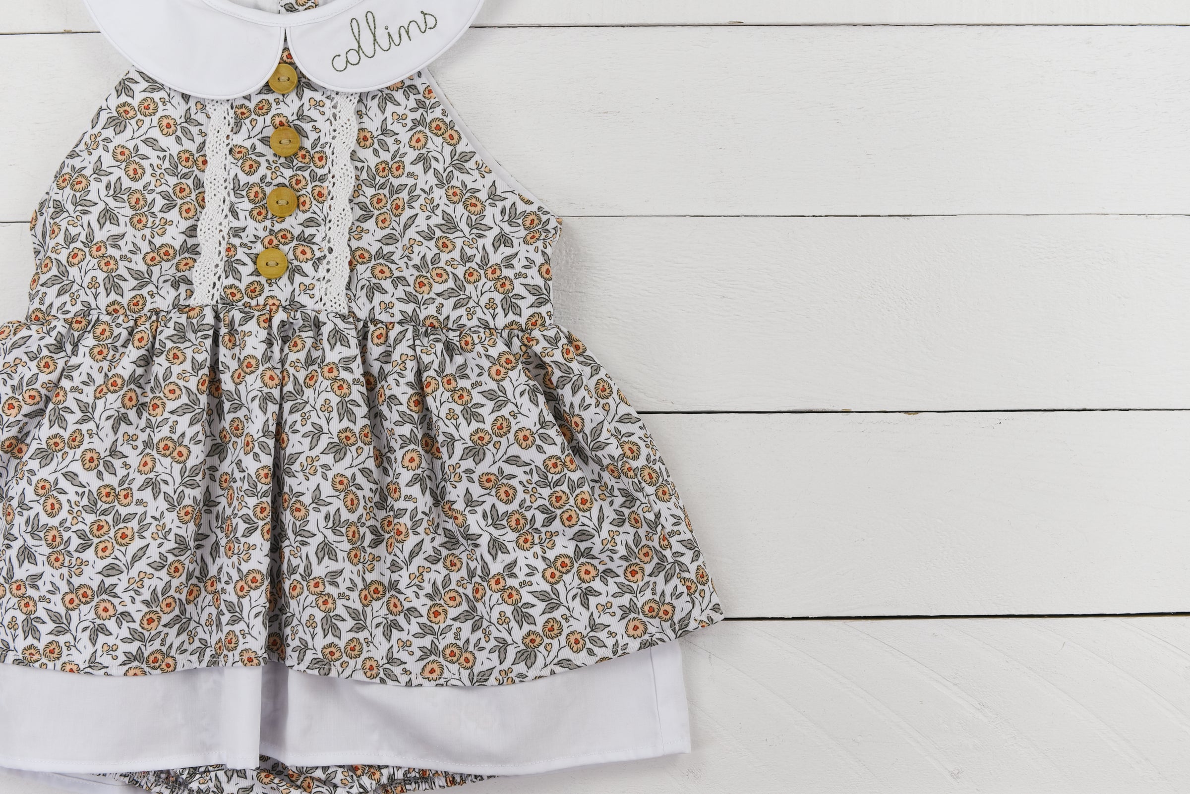 Girls Londyn Floral Skirted Bubble