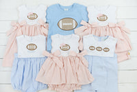 Girls Football & Pumpkins Short Set