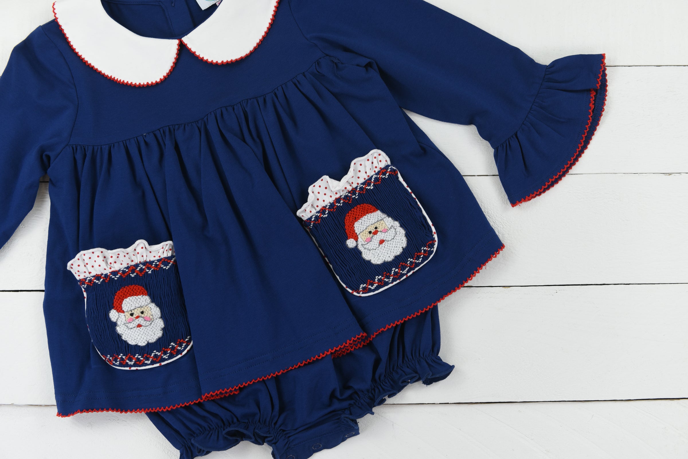 PO97: Here Comes Santa Clause Skirted Bubble