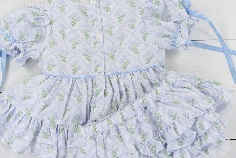 PO100: Spring Name Smock Bloomer Set