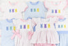 PO100: French Knot Peeps Girls Short Set