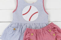 PO100: Spring Ball Girl Short Set