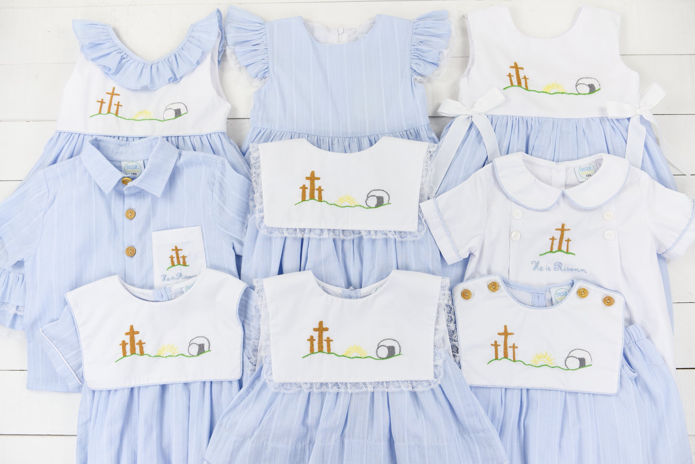 PO100: He is Risen Girls Bloomer Set