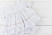 PO100: Easter Heirloom Girl Bubble Short Set