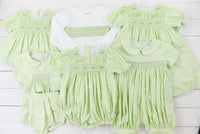 PO100: Elegant Smocked Bloomer Set