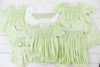 PO100: Elegant Smocked Diaper Set