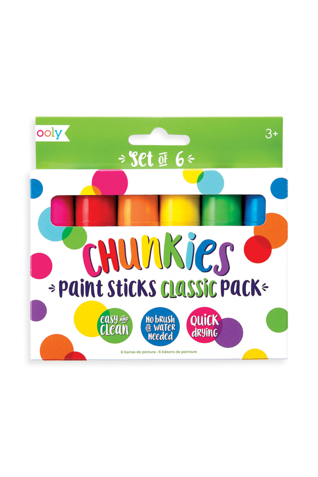 Chunkies Paint Sticks Classic Set of 6 Sugar Dumplin' Kids