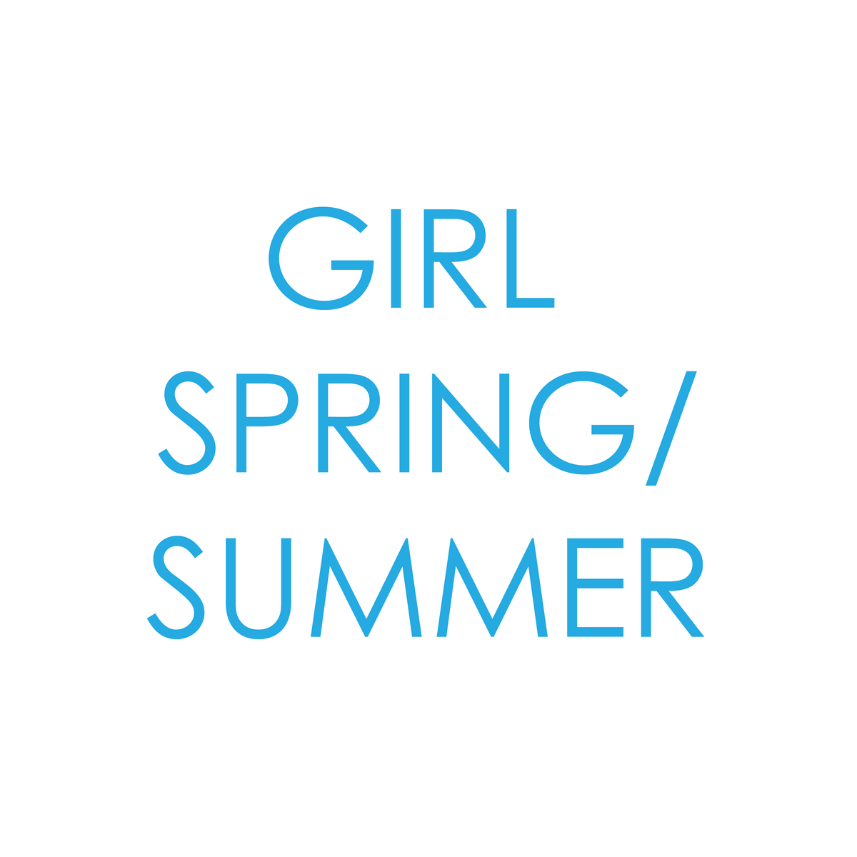 GIRL SPRING/SUMMER