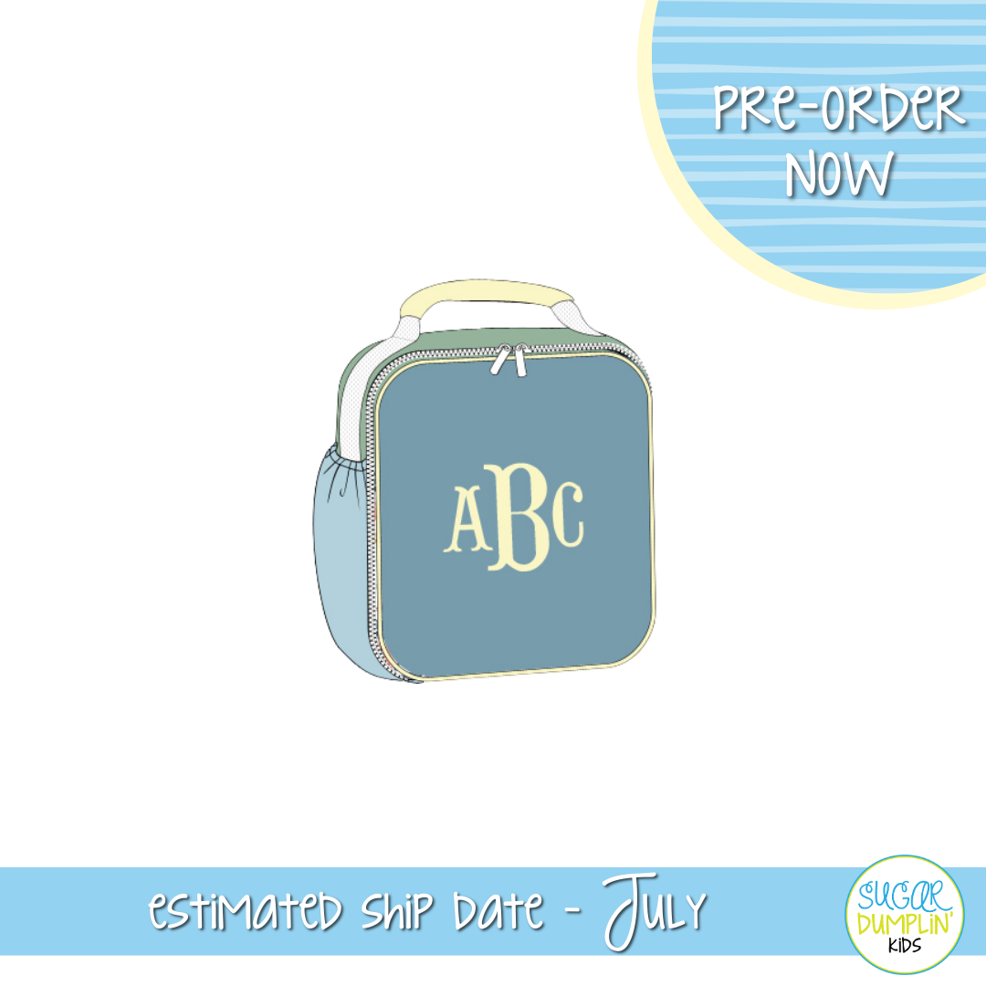 PO113: Boys Color Block Lunch Box