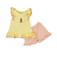 PO110: Bunny Tails Girls Short Set