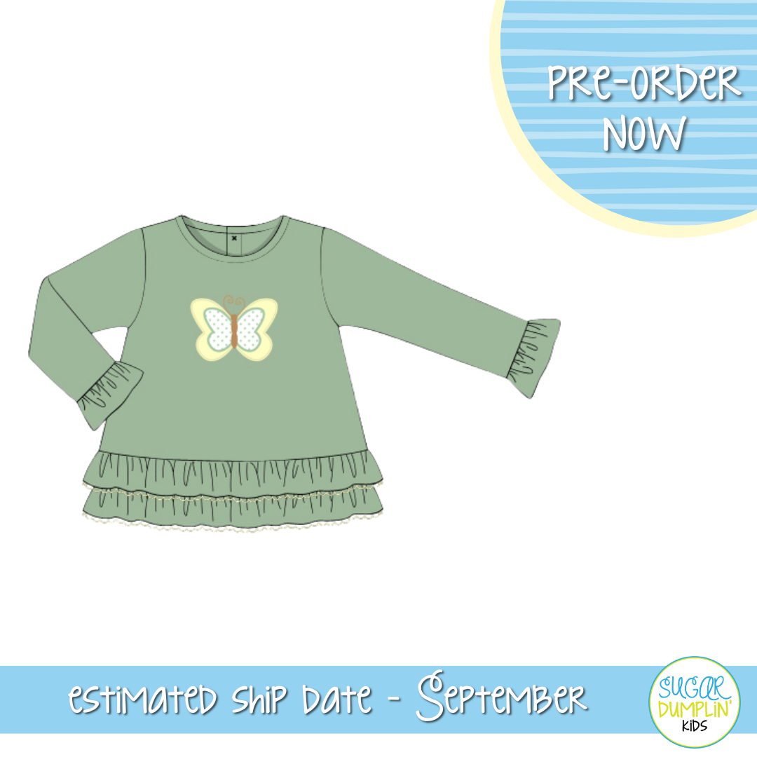 PO107: Cozy Tops Solid Butterfly