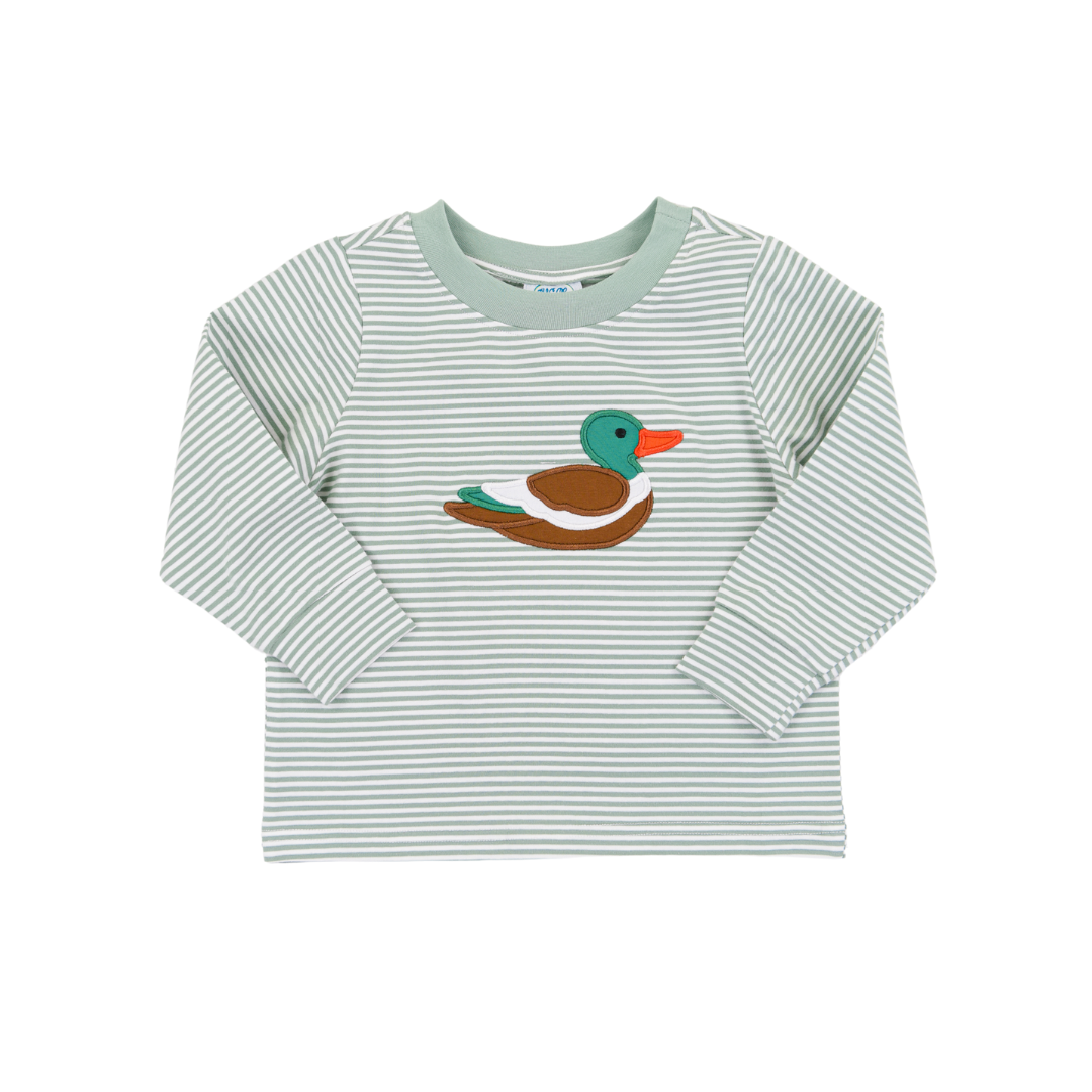 Green Stripe Duck Shirt Only