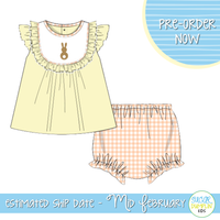 PO110: Bunny Tails Girls Bloomer Set