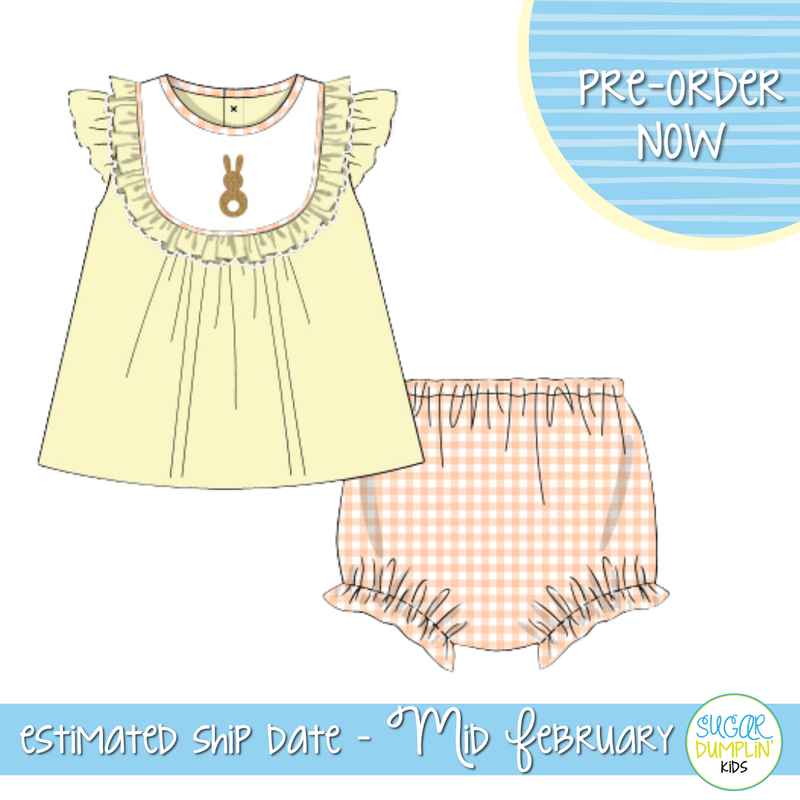 PO110: Bunny Tails Girls Bloomer Set