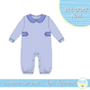 PO109: Bows and Blues Boys Romper