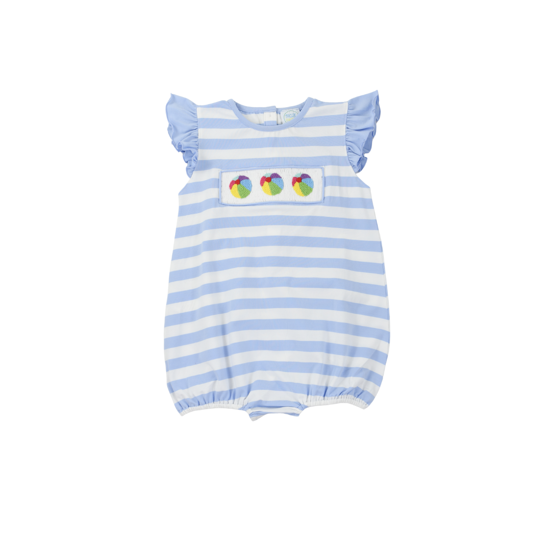 Smocked Beach Ball Girl Bubble