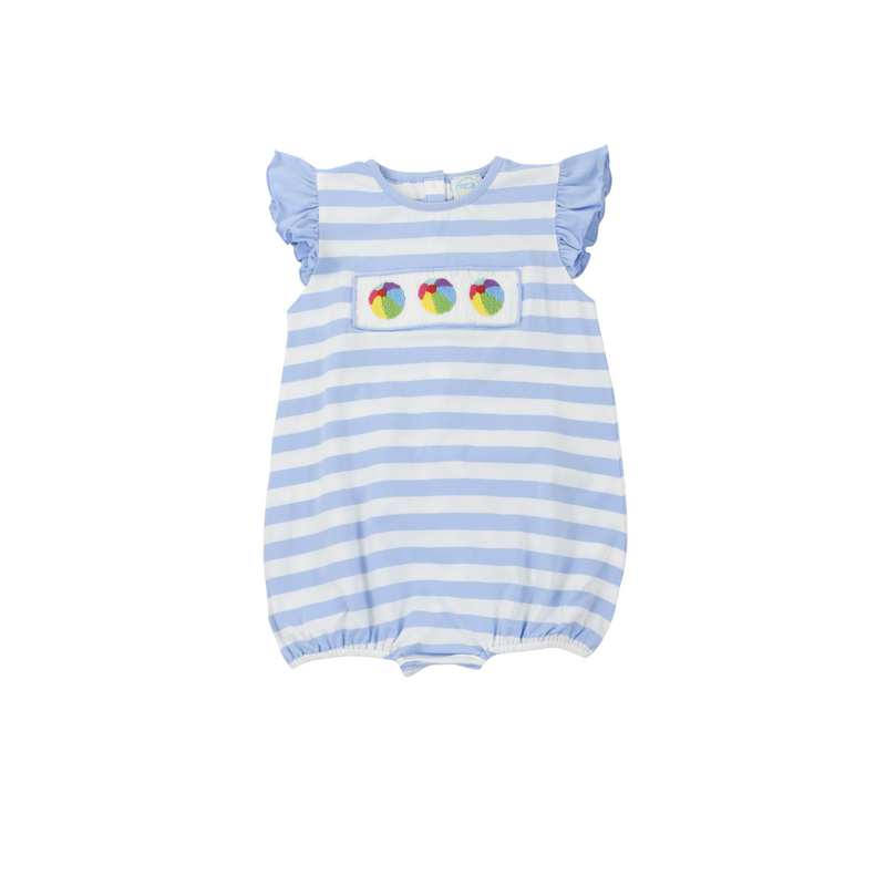 Smocked Beach Ball Girl Bubble