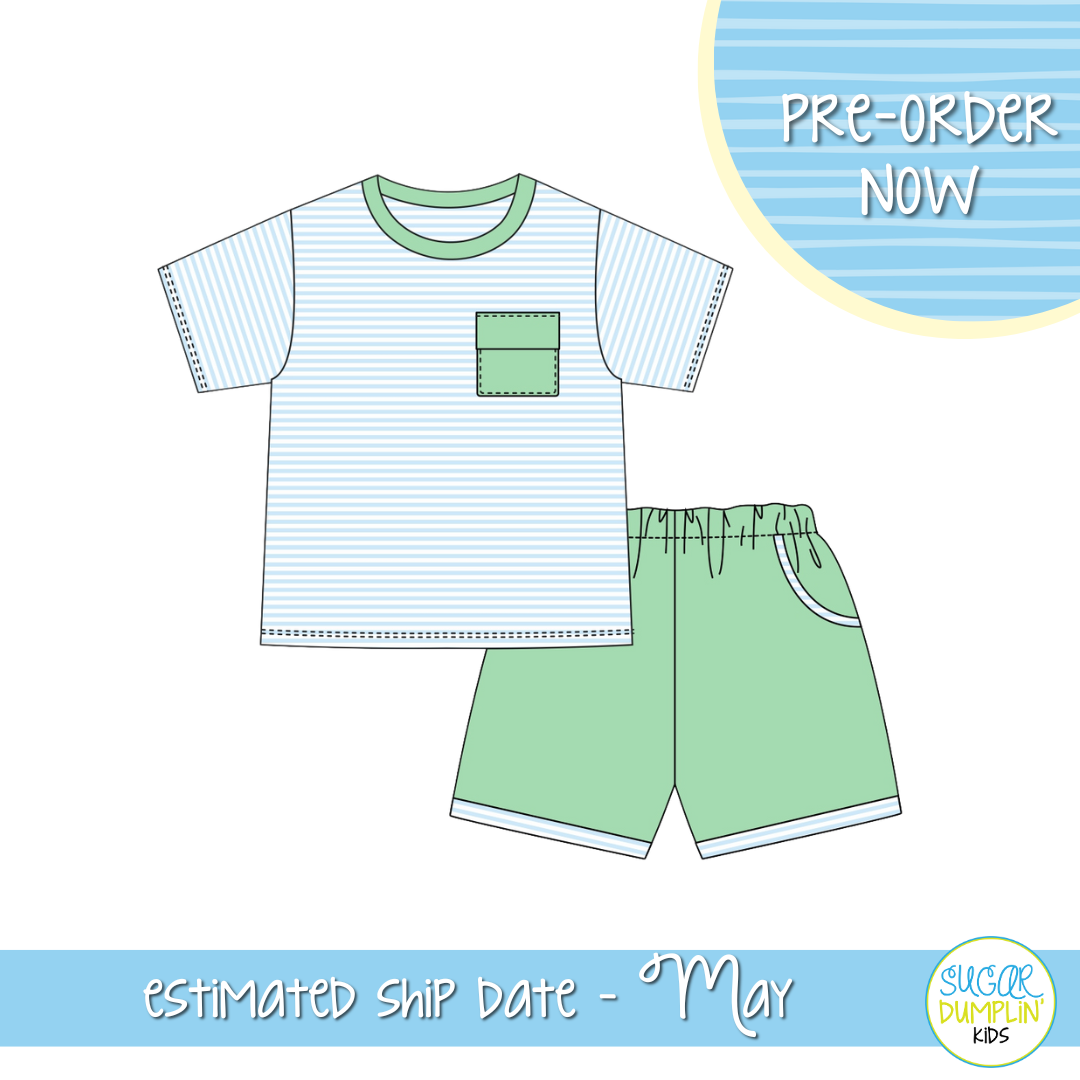 PO111: Playful Pastels Boys Short Set