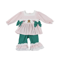 Gingerbread Smock Girl Pant Set