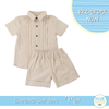 P0102: Linen Dunes Boys Short Set