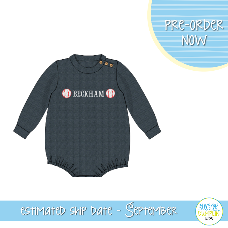 PO107: Baseball Fall Sweater Bubble