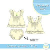 PO111: Darling Daffodil Girls Bloomer Set