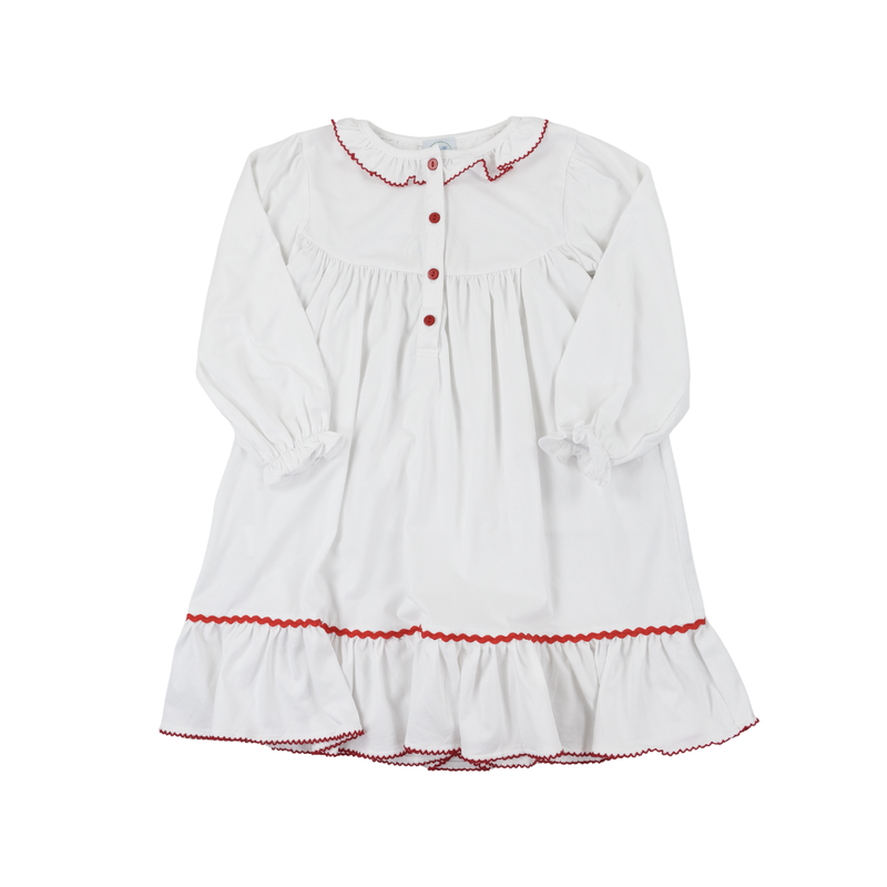 White Christmas Pj Girl Gown