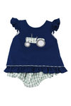 Girls Tractor Time Diaper Set