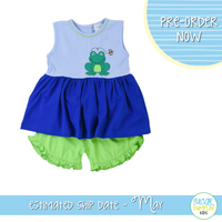 P0102: Froggy Girls Short Set