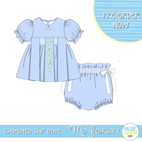 PO110: Sunday Best Girls Bloomer Set