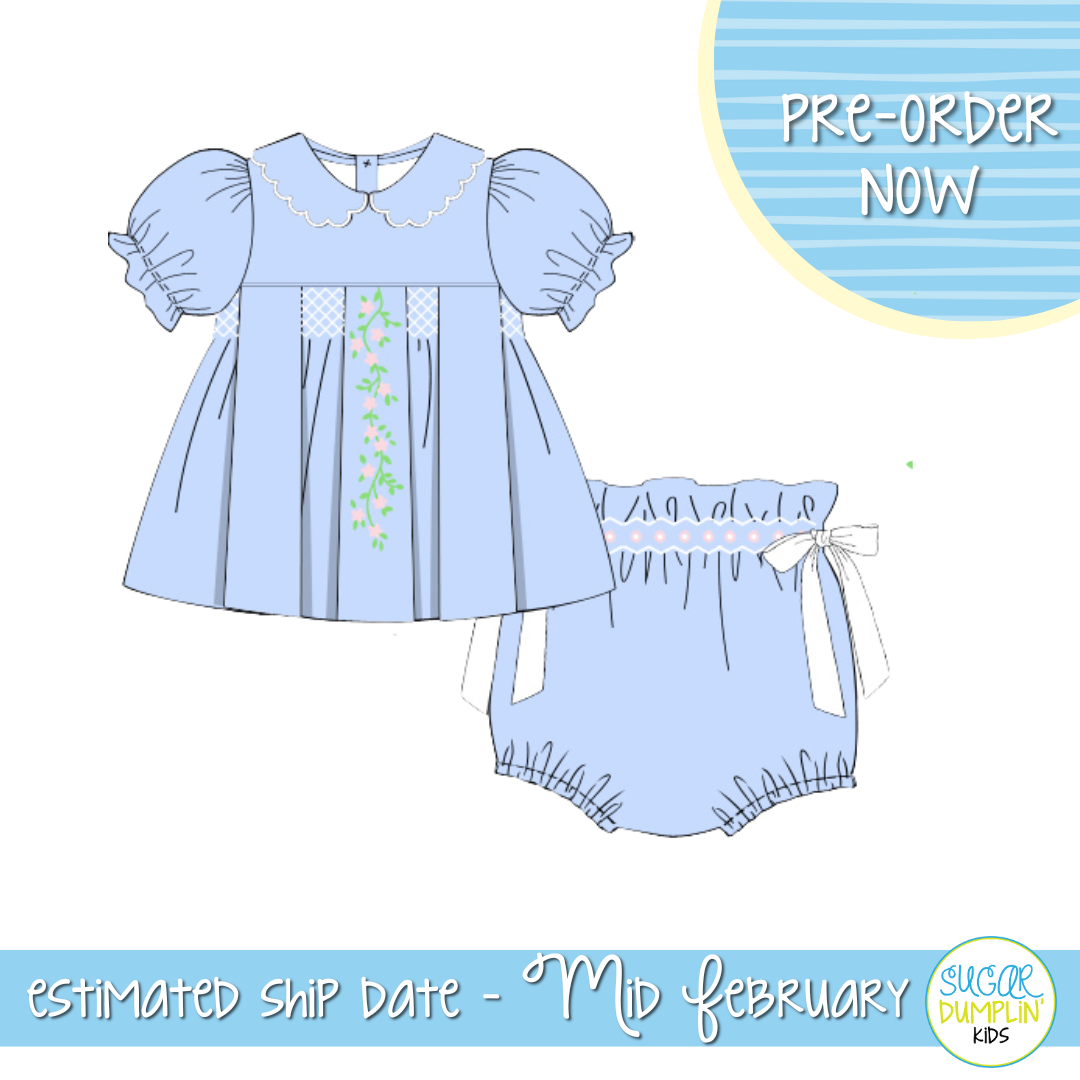 PO110: Sunday Best Girls Bloomer Set
