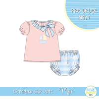 PO111: Sweet Spring Sails Girls Bloomer Set